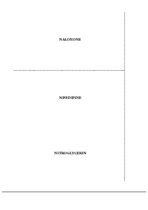 Emergency Drug Cards 25