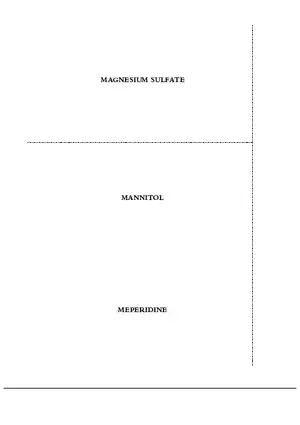 Emergency Drug Cards 21
