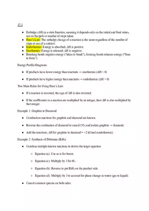 Section 17: Enthalpy