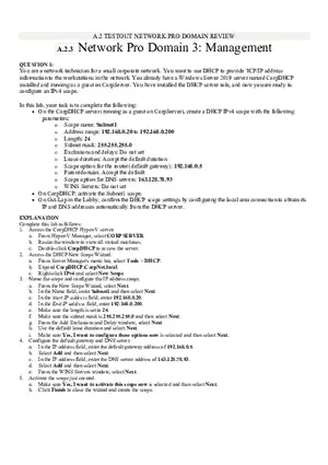 Network Communications - Helps with Management