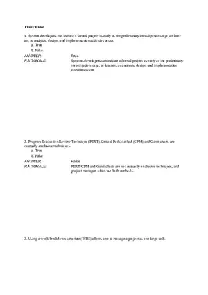 Chapter 03 Managing Systems Projects TF