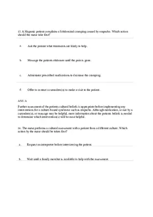 Health Disparities Answer Key Part 2