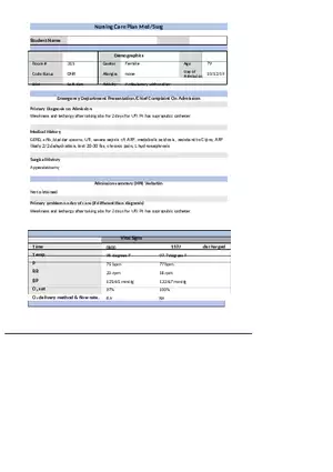 Appendectomy Nursing Care Plan
