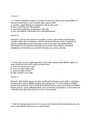Chapter 7 Nursing Test Bank