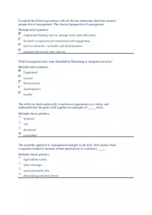 Functions and Activities of Management Review Answer Key Part 2