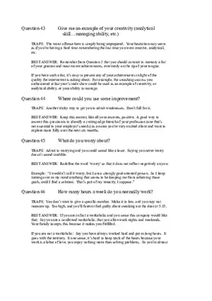64 Toughest Interview Questions Part 3