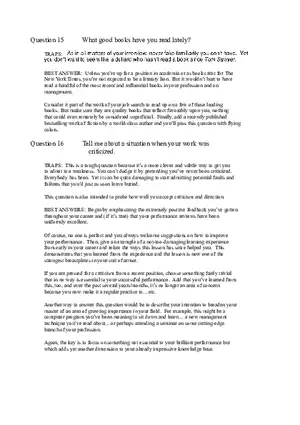 64 Toughest Interview Questions Part 2