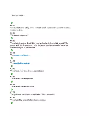 VSIM Psychiatry (Mental Health)