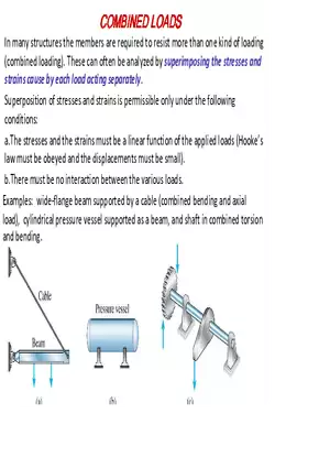 Combined Loading Solutions Part 1