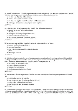 The External Environment - Opportunities, Threats, Industry Competition, and Competitor Analysis Part 2