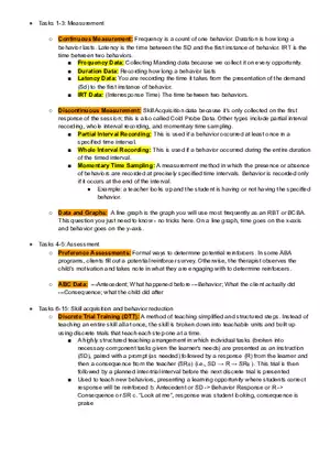 RBT Competency Assesment