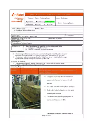 Mechanical Engineering - Service Report