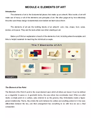 Elements Of Art