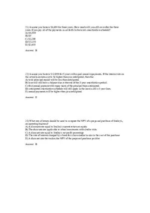 Corporate Finance Discounted Cash Flow Valuation Answer Key 2