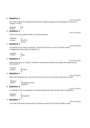 Genesis Interpretation and Ethical Considerations in Science