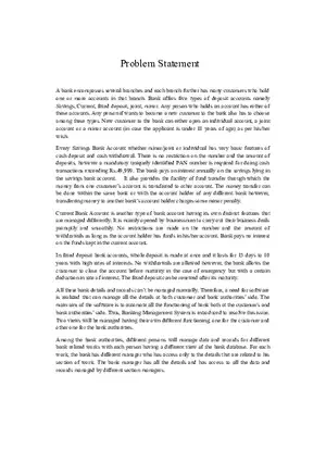 Banking Management System