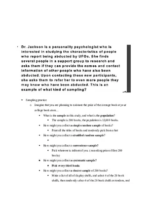 Surveys and Observations - Describing What People Do Part 2