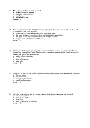 Influencing Behavior Answer Key 2