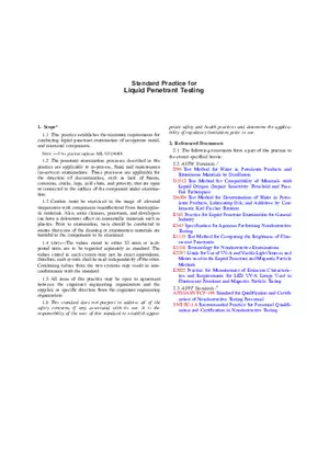 Standard Practice for Liquid Penetrant Testing