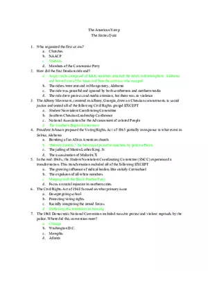 The American Yawp Quiz