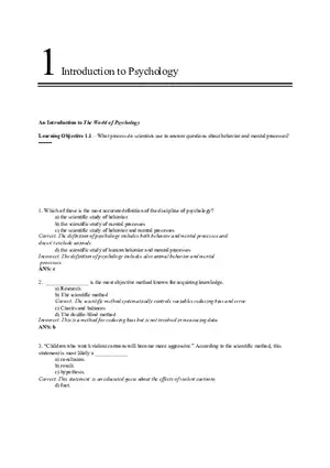 An Introduction to The World of Psychology Pt 1