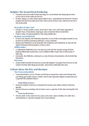 The Second Great Awakening