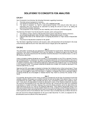 Chapter 24 Full Disclosure in Financial Reporting Part 4