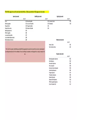 Final Project Milestone One - Accounting Workbook Steps 1-4