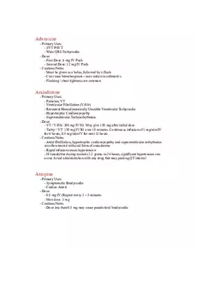 Adenosine - Drug Description