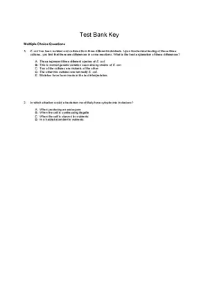 Test Practice Questions to Study for Microbiology Chapter Four Part 2