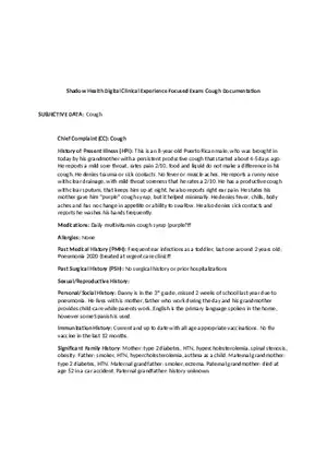 Cough Documentation
