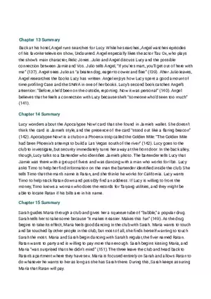 The Water Knife Summary and Analysis Part 2