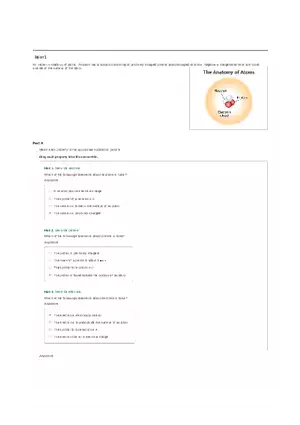 What Are Atoms Made Of - Answer Key 1