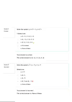 College Algebra Quiz Unit 6