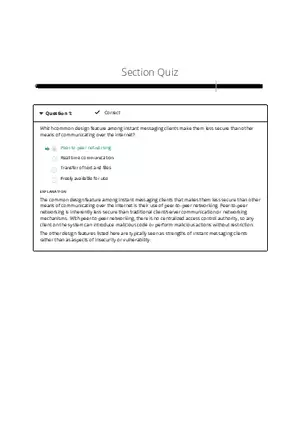 Peer-to-peer Networking Test With Answers