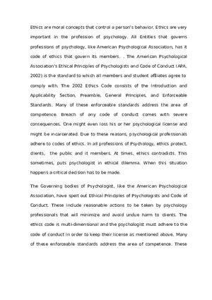 Final Paper Ethics Assignment