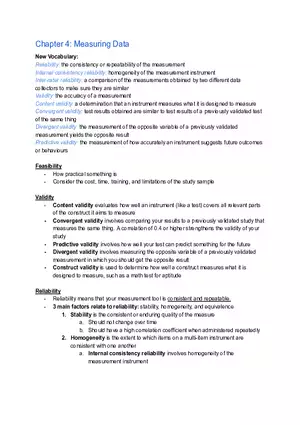 Chapter 4: Measuring Data