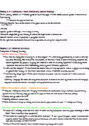 Term 1 Module Notes