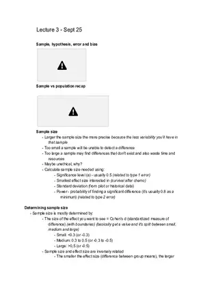Nurs 211 - Stats Lecture 3 Notes