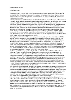 The Impact of Economic Indicators on Daily Life and Consumer Behavior