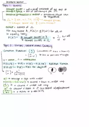 Notes on Probability