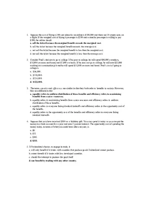 Open Econ Macroecon Homework Answer Key