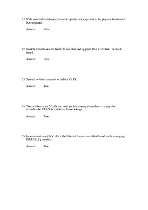 Backbone Networks Testbank Part 2