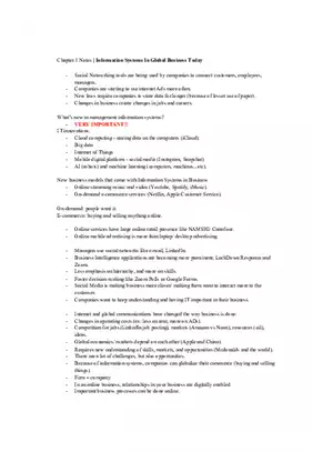 Management Information System - Managing the Digital Firm