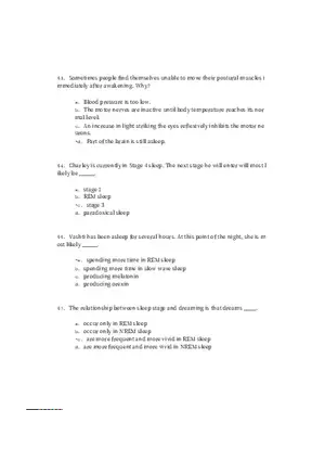 Motivation and Emotion Answer Key Part 2