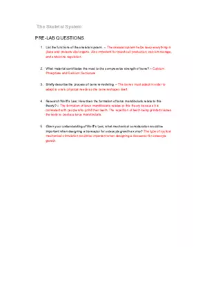 The Skeletal System Tables 6-16