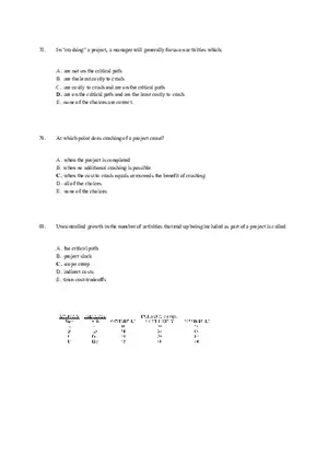 Chapter 17 Project Management Quiz Answer Key Part 3