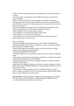 Summary The Real World An Introduction to Sociology