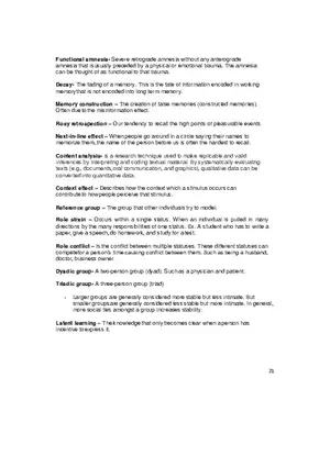 Psychology and Sociology Terms for the MCAT Part 3
