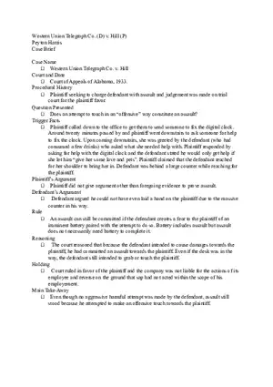 Western Union Telegraph Co. v. Hill